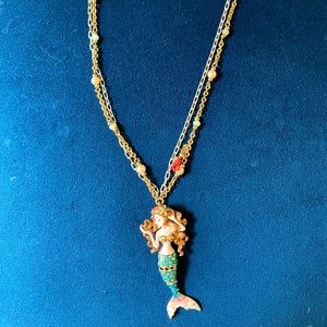 Betsy Johnson Mermaid Necklace